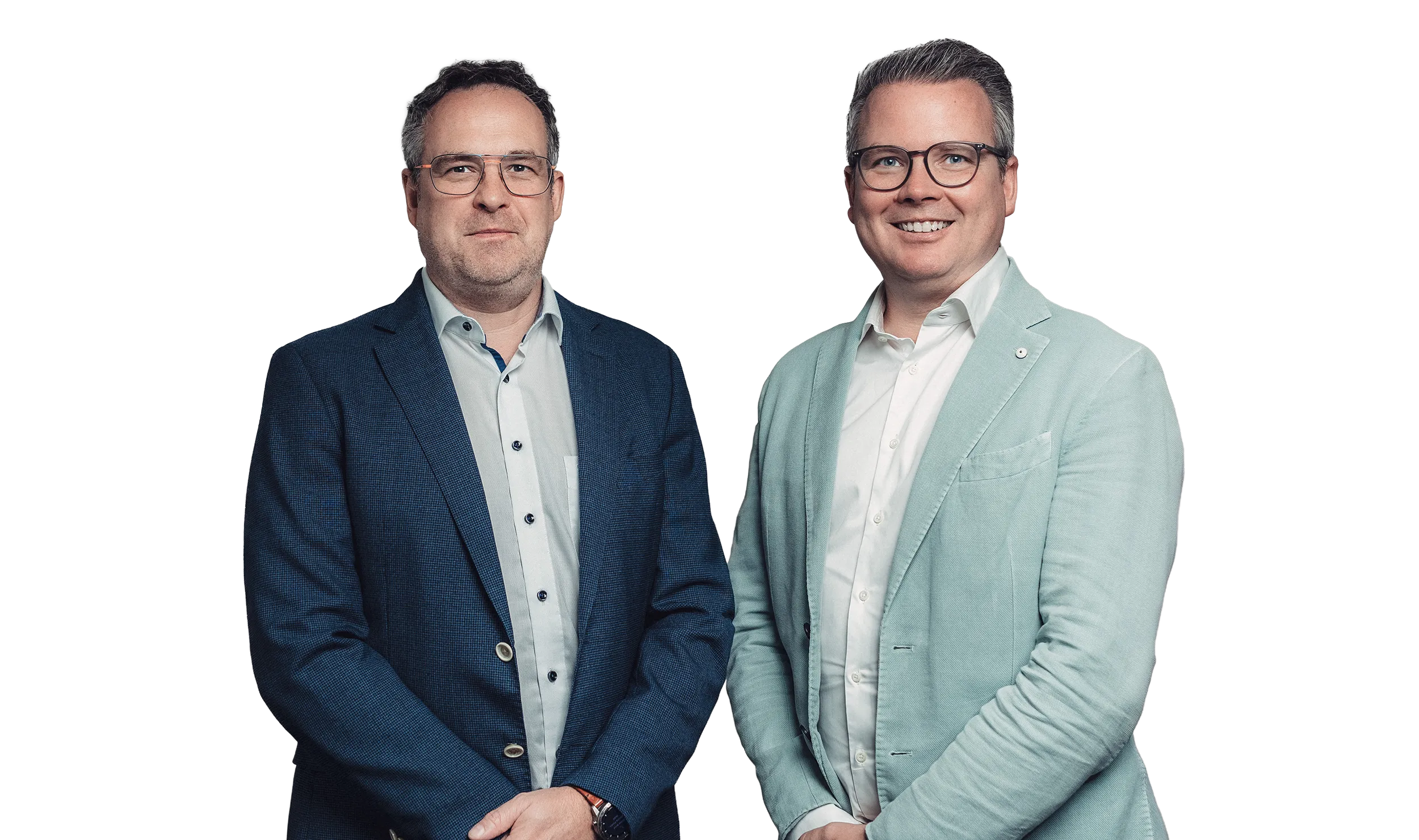 Christoph und Peter Penke Freigestellt Geschäftfsührer Heyne & Penke (links) Peter Penke, (rechts) Christoph Penke Freigestellt